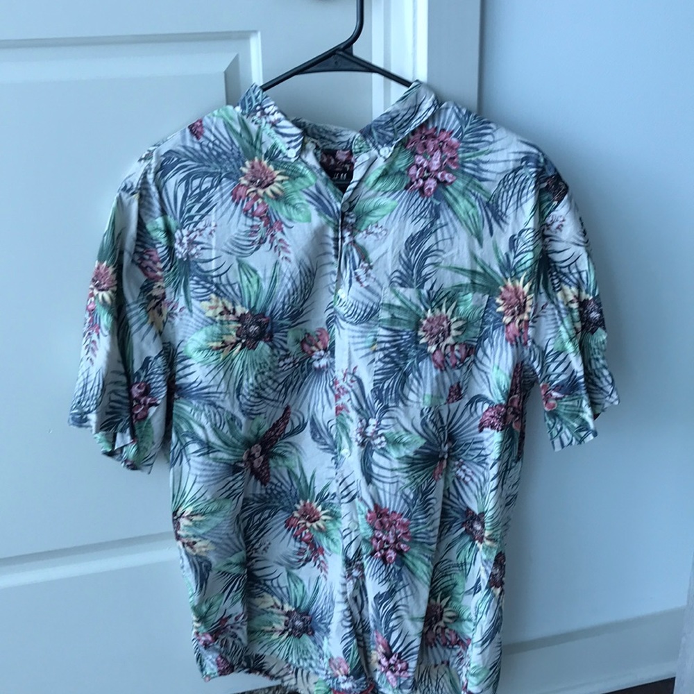 H&M Regular Fit Hawaiian Shirt (Large)